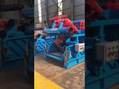 Оборудование для очистки бурового раствора 240 м3/ч с резервуаром-смесителем 0,25 - 0,4 МПа